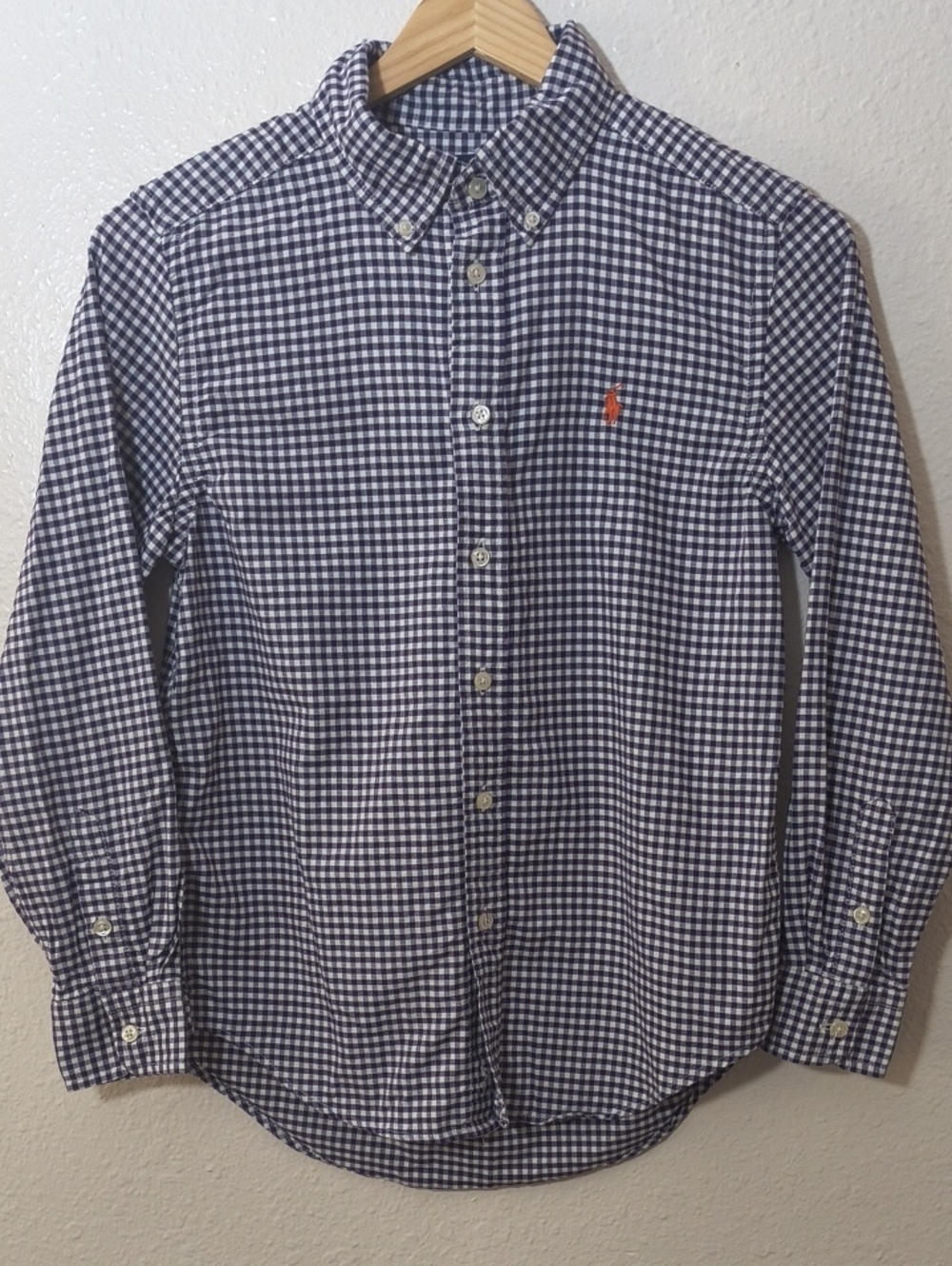 Purple Plaid Ralph Lauren Long sleeve  Button Up